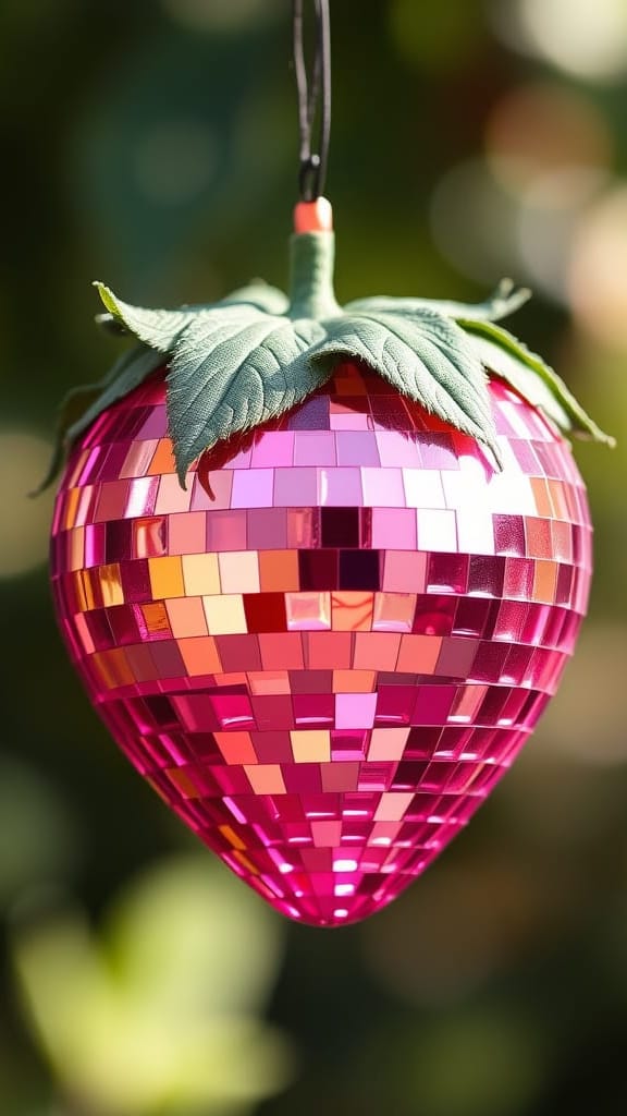 strawberry disco ball freshener