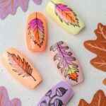 pastel neon fashion nails 79