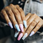 pastel neon fashion nails 65