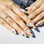 pastel neon fashion nails 61