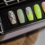 pastel neon fashion nails 56