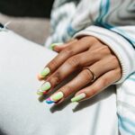 pastel neon fashion nails 51