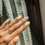 pastel neon fashion nails 50