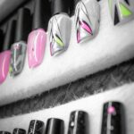 pastel neon fashion nails 44