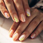 pastel neon fashion nails