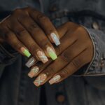 pastel neon fashion nails 20
