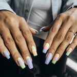 pastel neon fashion nails 19