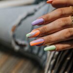 pastel neon fashion nails 9