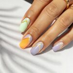 pastel neon fashion nails 8