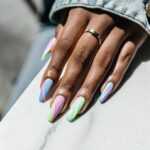 pastel neon fashion nails 7