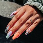 pastel neon fashion nails 6