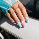 pastel neon fashion nails 5